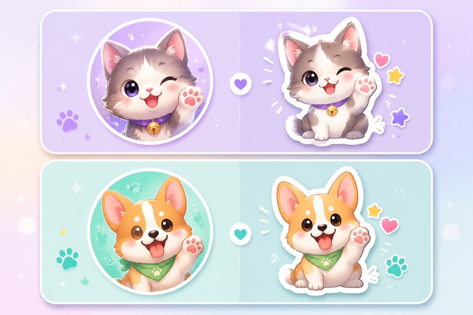 Sticker and Avatar Fit