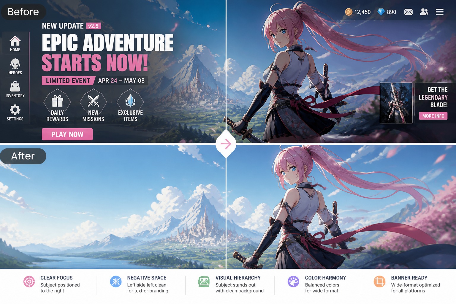 Match Banner Mood to Use Case